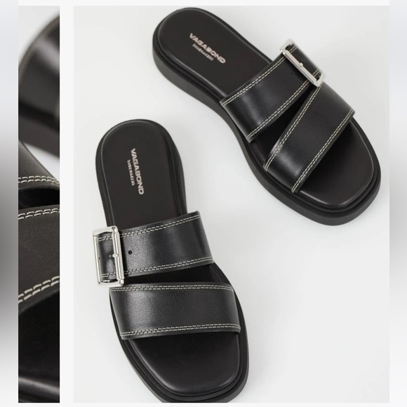 Vagabond Shoes - NWT Vagabond Connie Leather Slide Size 8/EU38